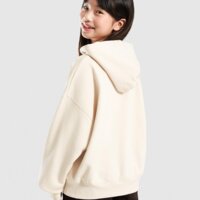Bluza dziecięca JORDAN BLUZA Z KAPTUREM BRKN FLC G 45f136-xae kolor beżowy