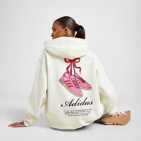 Damska bluza ADIDAS BLUZA Z KAPTUREM FTW BOW OS HOOD ks5440 kolor biały