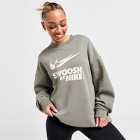 Damska bluza NIKE BLUZA W NSW FLC OS CREW GLS GYM LIFE fz4631-053 kolor szary