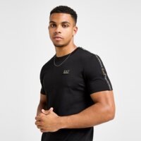 Koszulka męska EMPORIO ARMANI 7 T-SHIRT TAPE BADGE T BLK af132447m001151uc001 kolor czarny