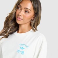 Koszulka damska ADIDAS T-SHIRT VACATION SEASON lf9063 kolor biały