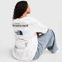 Koszulka damska THE NORTH FACE T-SHIRT OVERSIZE GRADIENT FLOW nf0a8f7yfn41 kolor biały
