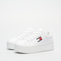Damskie buty TOMMY HILFIGER TJW FLATFORM ESS en0en02518ybs kolor biały