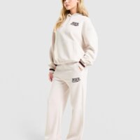 Spodnie damskie NIKE SPODNIE NSW FLC HR WIDE 2 ir3612-104 kolor beżowy