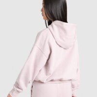 Bluza dziecięca JORDAN ROZPINANA BLUZA Z KAPTUREM LETTERMAN G 45f692-a4z kolor różowy