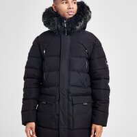 Męska kurtka zimowa SUPPLY&DEMAND KURTKA ZIMOWA TAYMORE LONG PARKA suptm16635 kolor czarny