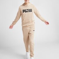 Bluza dziecięca PUMA BLUZA Z KAPTUREM KEY GRAPHIC HOODIE B FL 67508630 kolor beżowy