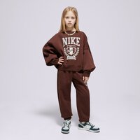 Bluza dziecięca NIKE BLUZA G NSW TREND FLC CREW PRNT GIRL fz4722-227 kolor brązowy