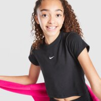 Koszulka dziecięca NIKE T-SHIRT NSW SLIM MOD CROP G hf7010-010 kolor czarny