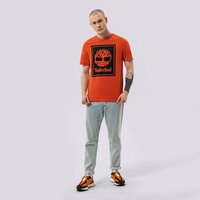 Koszulka męska TIMBERLAND T-SHIRT YC SS STACK LOGO TEE (REGULAR) tb0a2aj1cn41 kolor czerwony