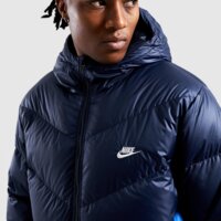 Męska kurtka zimowa NIKE KURTKA M NK WINDRUNNER STMNT DWN hq7790-451 kolor niebieski