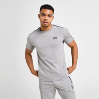 Koszulka męska EMPORIO ARMANI 7 T-SHIRT TAPE BADGE SHARKSKIN af132447m001151u8062 kolor szary