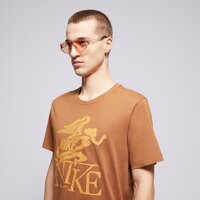 Koszulka męska NIKE T-SHIRT M NSW TEE CLUB SSNL LBR fz7985-281 kolor brązowy