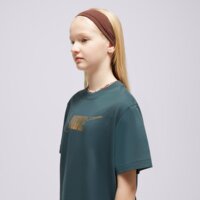 Koszulka dziecięca NIKE T SHIRT G NSW TEE BOXY METALLIC HBR GIRL fj6785-328 kolor zielony