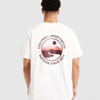 Koszulka męska COLUMBIA T-SHIRT OUTDOOR BACK GRAPHIC 2155021101 kolor biały
