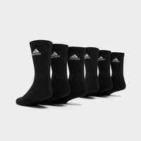 Damskie skarpetki ADIDAS 6 PACK BADGE OF SPORT CUSHIONED CREW SOCKS  dz9354 kolor czarny