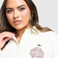 Damska bluza ADIDAS BLUZA COLLAR CREW kt0733 kolor biały
