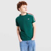 Koszulka dziecięca ADIDAS T-SHIRT 3 STRIPE kc9514 kolor zielony