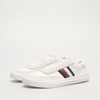 Męskie buty TOMMY HILFIGER TH CUPSET RWB LTH fm0fm04975ybs kolor biały