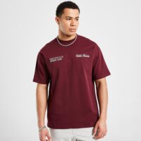 Koszulka męska UNLIKE HUMANS T-SHIRT FREMONT TEE PLM-WWN T-SHIRT ulhtm10218660 kolor bordowy