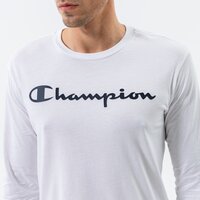 Koszulka męska CHAMPION T-SHIRT CREWNECK LONG SLEEVE T-SHIRT 214748ww001 kolor biały