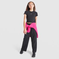 Koszulka dziecięca NIKE T-SHIRT NSW SLIM MOD CROP G hf7010-010 kolor czarny