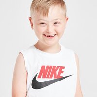 Koszulka dziecięca NIKE T-SHIRT LOGO TANK TOP/SHORTS SET CHILDREN 86h837023 kolor biały