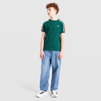 Koszulka dziecięca ADIDAS T-SHIRT 3 STRIPE kc9514 kolor zielony
