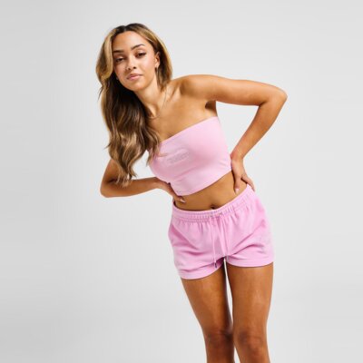 JUICY COUTURE TOP DMNT HEART LOGO BND PNK