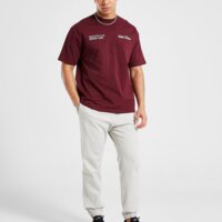 Koszulka męska UNLIKE HUMANS T-SHIRT FREMONT TEE PLM-WWN T-SHIRT ulhtm10218660 kolor bordowy