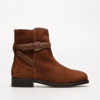 Damskie buty TOMMY HILFIGER ELEVATED ESSENTIAL BOOT SUEDE fw0fw07482gtu kolor brązowy