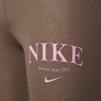 Spodnie dziecięce NIKE LEGGINGS (G)TREND FAV HW LEG BRN/PNK dz4617-040 kolor khaki