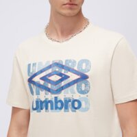 Koszulka męska UMBRO T-SHIRT ESS DOUBLE LOGO ul125tsm04001 kolor beżowy