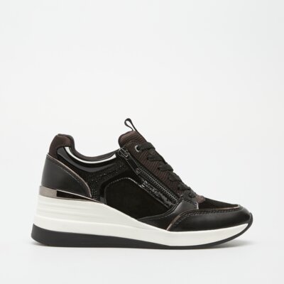 TAMARIS BLACK COMB SNEAKER 