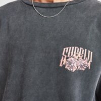 Koszulka dziecięca SUPPLY&DEMAND T-SHIRT FIRE DICE BLK-BLK B suptjb17752007 kolor szary