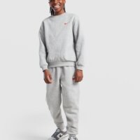 Bluza dziecięca NIKE BLUZA K NSW CLUB FLC CREW LS LBR fd3006-067 kolor szary