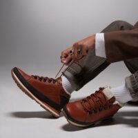 Męskie buty outdoor NEW BALANCE H754LFT h754lft kolor brązowy