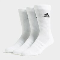 Damskie skarpetki ADIDAS 3 PACK CREW SOCKS  dz9356 kolor biały
