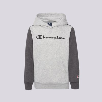 CHAMPION COLOUR BLOCK TAPE OVERHEAD HOODIE JUNIOR