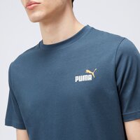 Koszulka męska PUMA T-SHIRT ESS+ 2 COL SMALL LOGO 67447015 kolor granatowy