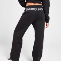 Spodnie damskie HOODRICH SPODNIE DUSK WIDE JOG BLK hw03240359 kolor czarny