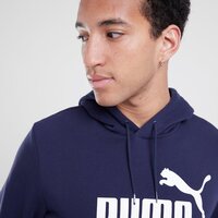 PUMA BLUZA Z KAPTUREM ESS BIG LOGO HOODIE TR 58668806 kolor granatowy