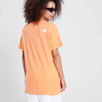 Koszulka damska THE NORTH FACE T-SHIRT MOUNTAIN OUTLINE SS R CORAL nf0a858hn6m1 kolor pomarańczowy