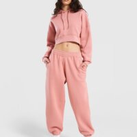 Damska bluza REEBOK BLUZA Z KAPTUREM WARDROBE ESSENTIALS CROP 100253819 kolor różowy