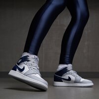Buty dziecięce AIR JORDAN 1 MID BG dq8423-104 kolor szary