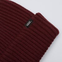 Damska czapka zimowa VANS CZAPKA ZIMOWA MN CLIPPED CUFF BEANIE-B vn0a53vw4qu1 kolor bordowy