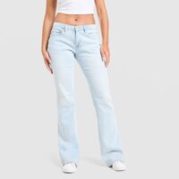 Spodnie damskie JUICY COUTURE SPODNIE LOW RISE DENIM CROWN jcjdw532211 kolor niebieski