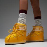 Damskie buty MOON BOOT ICON LOW NYLON 14093400008 kolor żółty