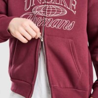 Bluza dziecięca UNLIKE HUMANS BLUZA Z KAPTUREM INTER ZP ulhtjb10373660 kolor bordowy
