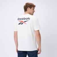 Koszulka męska REEBOK T-SHIRT MITCHAM FRNT BK LOGO CREW NECK 100240881 kolor biały